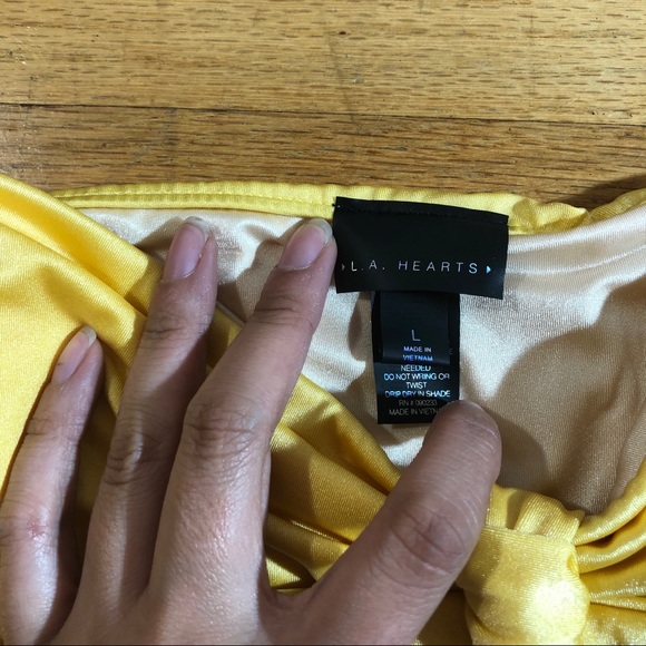 Pacsun Off Shoulder Swim Suit Top - Picture 2 of 3